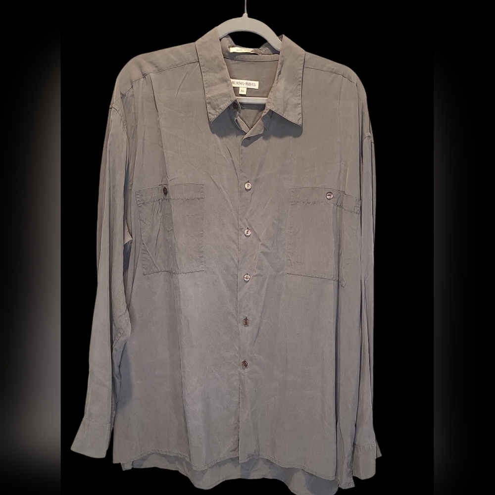 Zadig & Voltaire Relaxed Button-Down Shirt in Gray